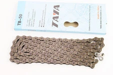 Цепь приводная 1/2х3/32х116L 6/7 скоростей, коричневая TB-50