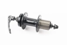 Втулка задняя MTB алюминиевая 14Gx36H под кассету 8-10зв, Disk-brake, крепл. эксцентрик, чёрная MS37R