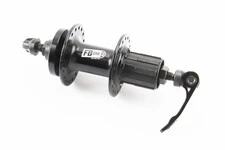 Втулка задня MTB алюмінієва 14Gx36H під касету 8-11зв, Disk-brake, 2 пром-підшипники 6200 2RS, кріпл. ексцентрик, чорна FB-A282В