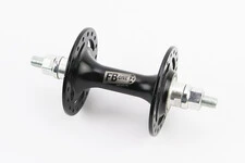 Втулка передня FIX алюмінієва 14Gx36H, 2 пром-підшипники 6000 2RS, крепл. гайка, чорна FB-A266В