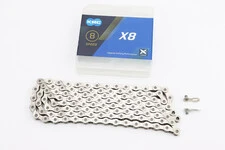 Цепь приводная 1/2х3/32х116L 8 скоростей, серебристая X8