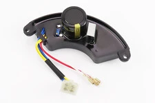 Реле напряжения AVR однофазное 6-9кВт (корпус - сегмент, пластик, контакты - 2 "мама" + 4 "папа", 450V, 680µF)