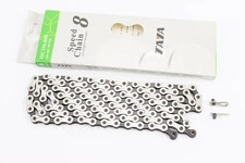 Цепь приводная 1/2х3/32х116L 8 скоростей, серебристо-чёрная OCTO