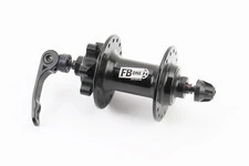 Втулка передня MTB алюмінієва 14Gx32H, Disk-brake, 2 пром-підшипники 6200 2RS, кріпл. ексцентрик, чорна FB-A291В