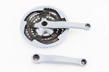 Шатуни "квадрат" 170мм, 48.38.28T MTB, сіро-сині GR 01 (можливі потертості)