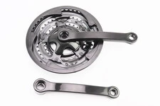 Шатуни "квадрат" 170мм, 48.38.28T MTB, чорні "вузький" BL 01 (можливі потертості)