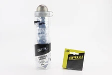 Фляга-термо пластикова 500мл, з захисною кришкою, прозоро-чорна SWB-700