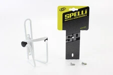 Флягодержатель алюминиевый с пластмассовыми вставками, крепл. на раму, белый SBC-103