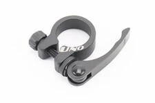 Затискач (хомут) труби сидіння MTB 28,6мм, кріпл. ексцентрик, алюмінієвий, чорний XTB-C