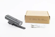 Ліхтар передній 1 діод 400 lumen алюмінієвий, Li-ion 3,7V 2000mAh зарядка від USB, вологозахисний, чорний EOS200