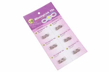 Замок ланцюга MTB 10зв. на блістері (6шт к-кт), сріблястий