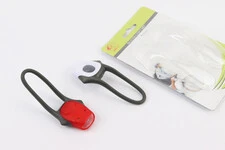 Ліхтар передній 1 діод+задній 1 діод, силіконові к-кт, JY-267-С (без батарейок)