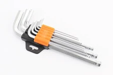 Ключ-набір 9 предметів (шестигранники 1.5,2,2.5,3,4,5,6,8,10мм), KL-9705A