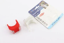 Ліхтар передній 2 діода+задній 2 діода силіконові к-кт, HL-009 (без батарейок)