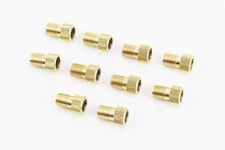 Перехідник шланга насоса з резинкою (золотник Schrader AV-Presta FV) 10шт к-кт