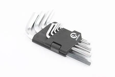 Набор Г-образных ключей HEX (1,5/2/2,5/3/4/5/6/8/10мм) CrV HT-0601