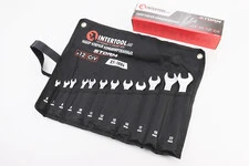 Набор ключей комбинированных 12шт (6/7/8/9/10/11/12/13/14/17/19/22мм) "скрутка" DIN3113, STORM XT-1004