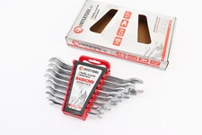 Набор ключей рожковых 8шт (6х7/8х9/10х11/12х13/14х15/16х17/18х19/20х22мм) "пластиковый держатель" HT-1002