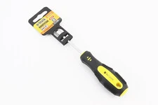 Отвёртка магнитная шлицевая SL5х75мм ручка с TPR покрытием 48-5575