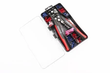 Съемник изоляции автоматический 200мм, с набором обжимных клемм, STORM HT-7024