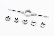 Набор плашек с держателем d-M4/M5/M6/M8/M10 15-0406