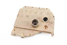 Крышка блока двигателя правая (со стороны заводного рычага), 9отв., чугун R190N/195NM Тип 1, (возможен налет)