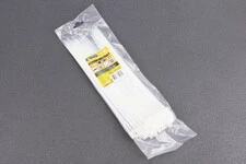 Хомут-стяжка пластиковый 4,8x300мм к-кт 100шт, белый 20-1815