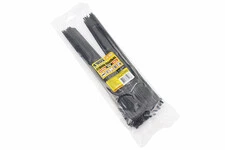 Хомут-стяжка пластиковый 3,6x300мм к-кт 100шт, черный 20-1850