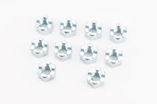 Гайка М10x1,5 корончаста 8 цб DIN935, к-кт 10шт