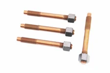 Шпилька головки циліндра М14x130mm к-кт 4шт R190N + гайка 4шт