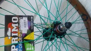 Нове переднє колесо на BMX Primo Balance обід втулка Quando TX спиці Primo Forged 14мм вісь 48 спиць