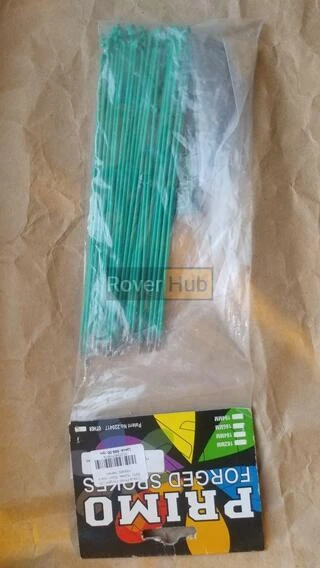 Спиці Primo Forged _182мм_, 50шт, спиць зелених