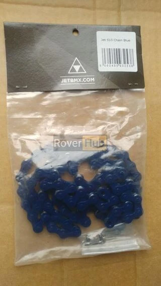 Цепь JET BMX 510 chain синяя для БМХ односкоростная 1/2&times;1/8 защита от ржавчины прочная для жёсткого катания