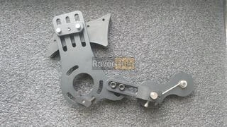 Новый успокоитель цепи Amoeba Scud Chain guide 2 ролика цельнофрезерованный ЧПУ 6061-Т6 алюминиевый сплав мтб