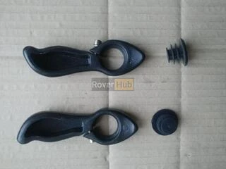 Ріжки Geckobar 6061-T6 CNC Machined із заглушками керма (барендами)