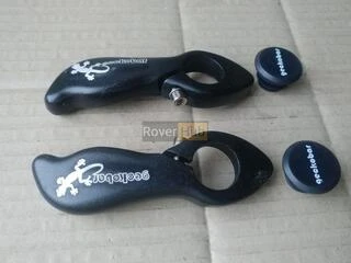 Ріжки Geckobar 6061-T6 CNC Machined із заглушками керма (барендами)