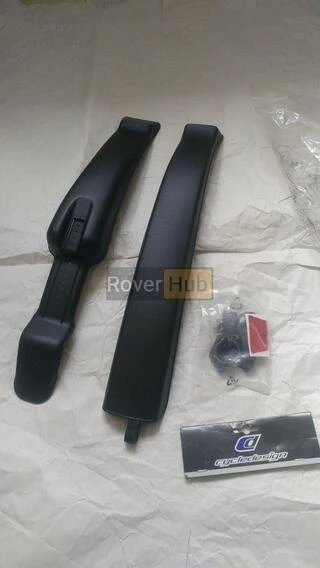 Комплект крил перед + зад Cycledesign для 24" та 26" коліс зі світловідбивачами та кріпленням