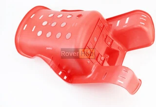 Сиденье для перевозки детей пластмассовое заднее, крепл. на багажник, красное