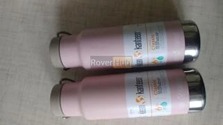 Термопляшка для води Klean Kanteen 12oz термос рожевий бутилка термо