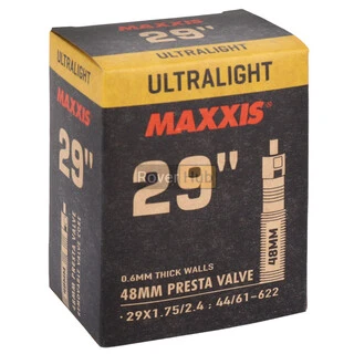 Камeра велосипеда 29&quot;×1.75/2.40 FV L:48 мм - Maxxis Ultra Light Presta ультралегка полегшена
