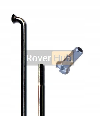 Спиця з ніпелем CnSpoke X17 264мм довжина діаметр 2мм (14G) велосипедна, ніпель 12мм