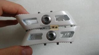 Педалі магнієві Primo Stricker (19-186) magnesium platform , Cr-Mo ось,білі