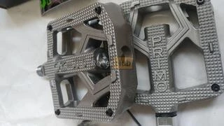 Педалі магнієві Primo Balance aluminium platform, 4 ПРОМ підшипника Cr-Mo вісь,сірі