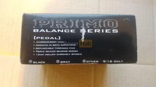 Педалі магнієві Primo Balance aluminium platform, 4 ПРОМ підшипника Cr-Mo вісь,білі