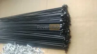 Спиця велосипедна 259мм чорна 14G (2мм) + ніпель 16мм