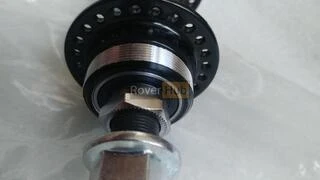 Задня X17 BMX на промах 48 спиць Dual різьблення під фривіл 35мм та 30мм Flip-Flop 14мм ось втулка велосипедная