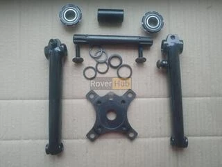 Велосипедна система KHE bikes 4130 Cr-Mo шатуни + євро каретка на промах + перехідник на 104BCD