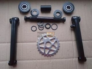 Велосипедна система KHE bikes 4130 Cr-Mo шатуни + USA каретка на промах + зірка 25Т