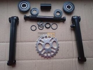 Велосипедная система KHE bikes 4130 Cr-Mo шатуны + USA каретка на промах + звезда 25Т