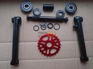 Велосипедна система KHE bikes 4130 Cr-Mo шатуни + USA каретка на промах + зірка 25Т